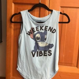 Blue Stitch tank